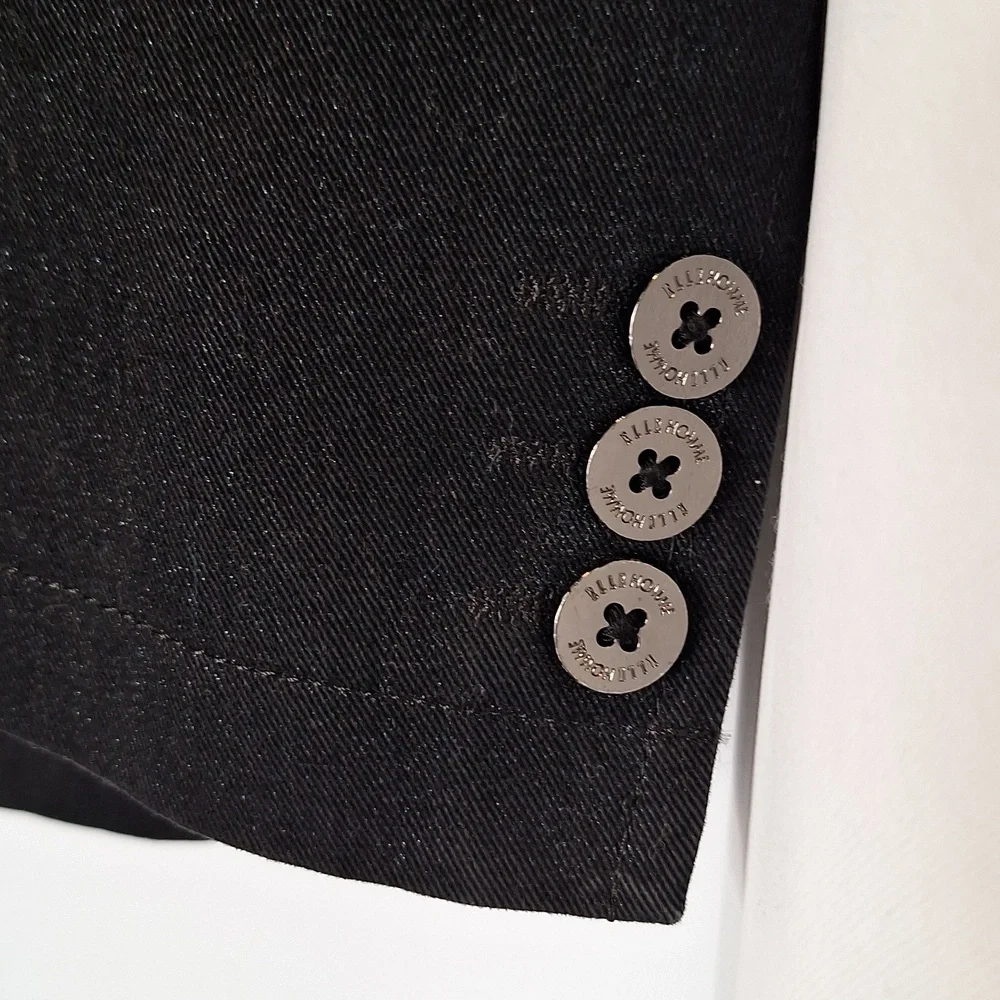 Elle Homme utility blazer with removable high neck colar
